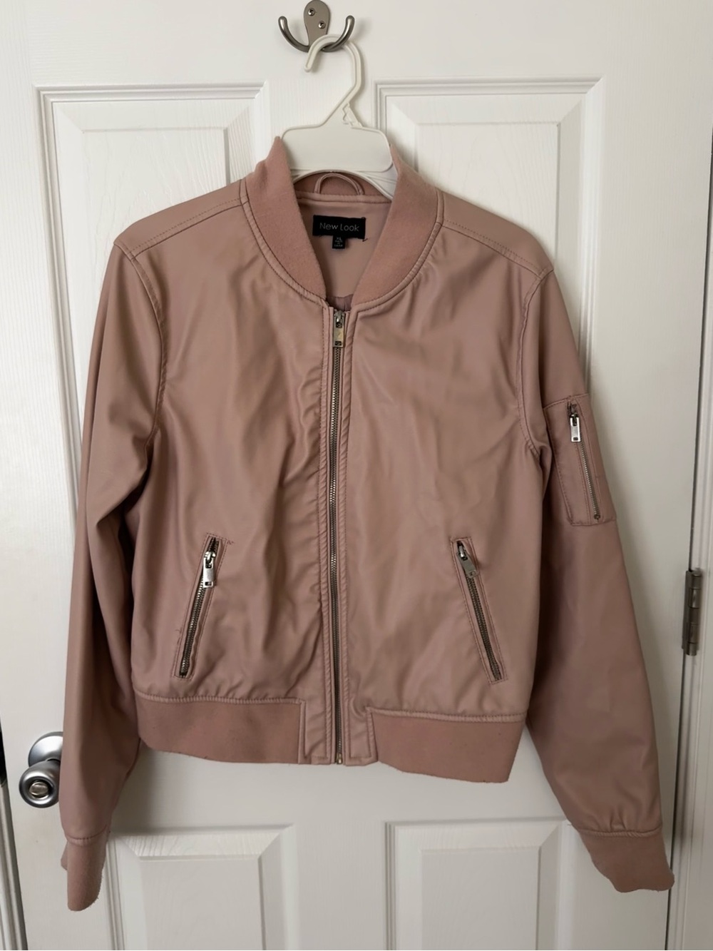 New Look Dusty Pink Bomber Jacket - XL